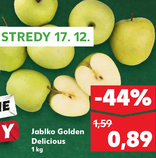 Jablko Golden Delicious