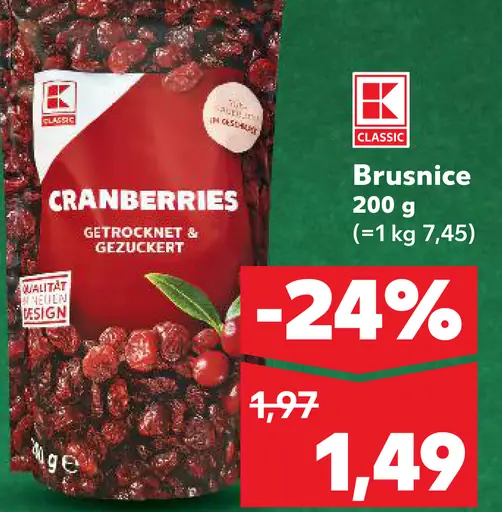 K-Classic Brusnice sušené