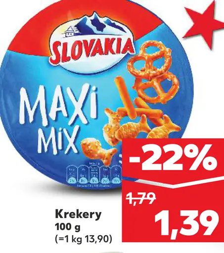 Slovakia Maxi Mix Krekery