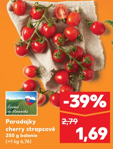 Paradajky cherry strapcové