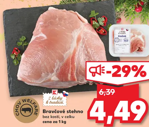 Údené bravčové stehno