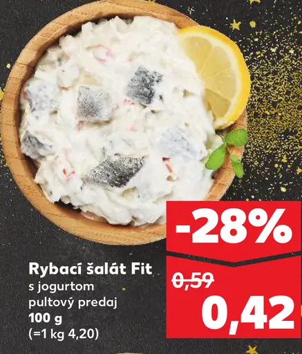 Rybací Šalát Fit s jogurtom