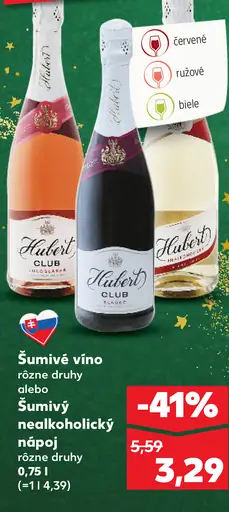 Hubert Club Šumivé víno