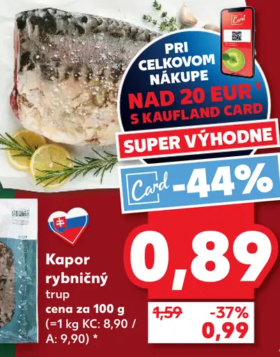 Kapor rybničný trup