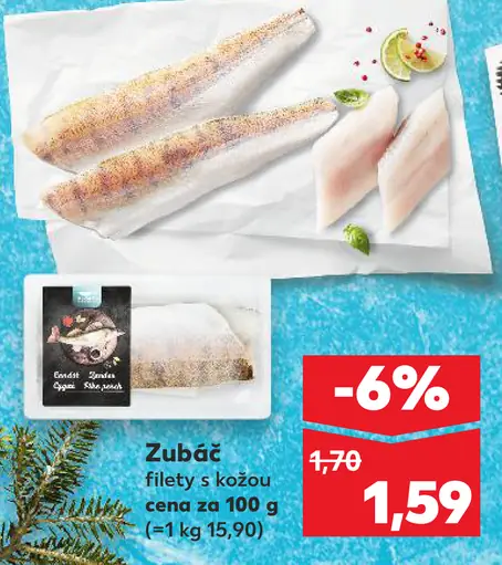 Zubáč filety s kožou