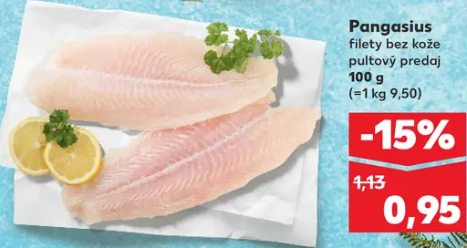 Pangasius fileta bez kože