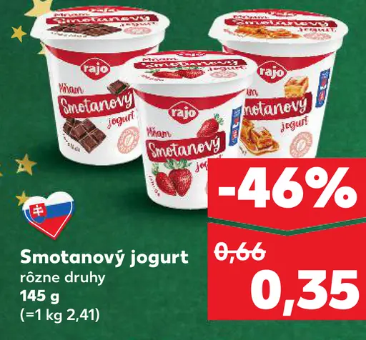 Rajo Mňam Smotanový jogurt nugát