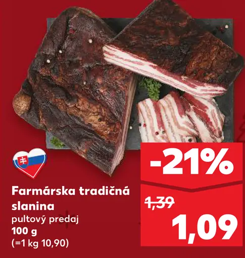 Farmárska tradičná slanina