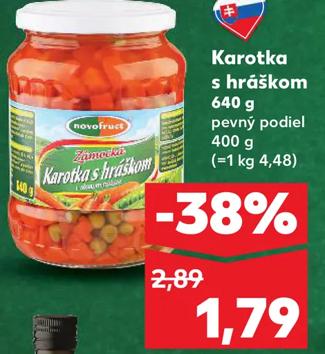 Raciola Karotka s hráškom