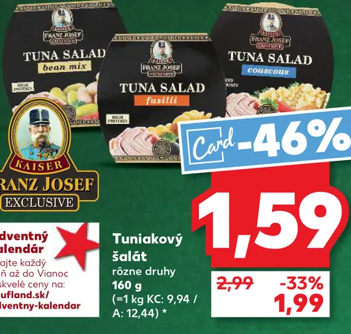 Kaiser Franz Josef Tunákový šalát plechovka