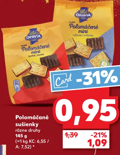 Opavia Polomáčané sušienky