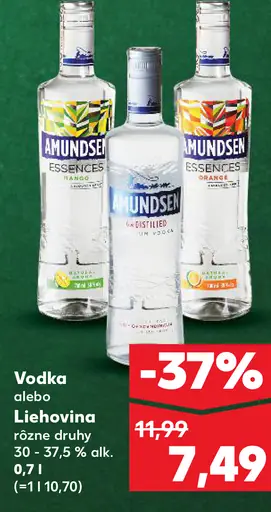 Amundsen esencia vodka alebo liehovina
