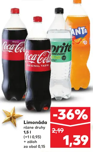 Coca-Cola, Fanta, Sprite Limonáda