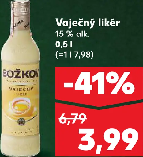 Božkov vaječný likér