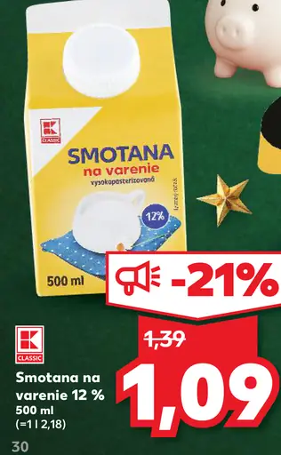 K-Classic Smotana na varenie