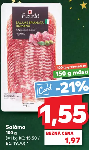 Favorites Salame Spianata Romana