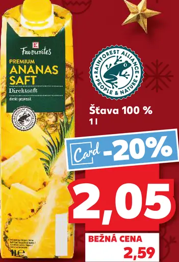 Ananásová šťava 100 %