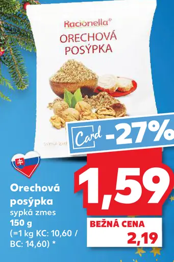 Racoonella Orechová posýpka