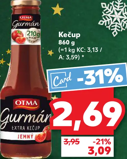 Otma Gurmán Extra kečup jemný