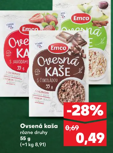 Emco Ovsená kaša s čokoládou