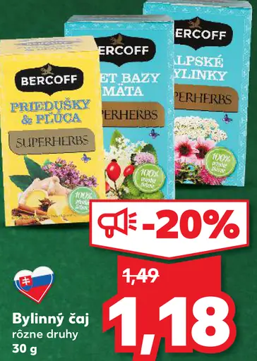 Bercoff Bylinný čaj
