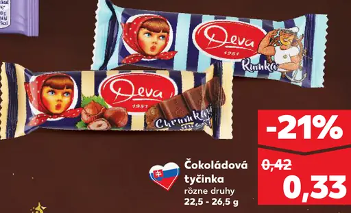 Deva Čokoládová tyčinka