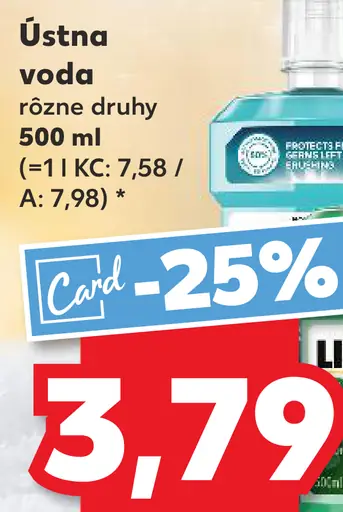 Listerine ústna voda