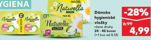 Naturella dámske hygienické vložky