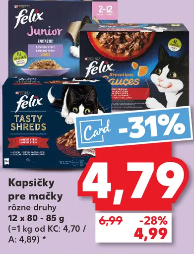 Felix kapsičky pre mačky