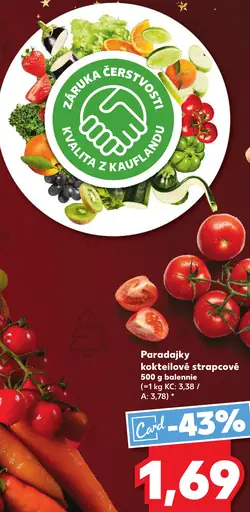 Paradajky koktejlové strapcové