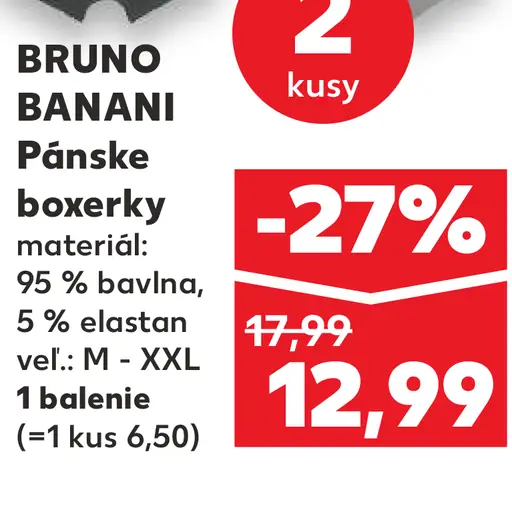 Bruno Banani Pánske boxerky
