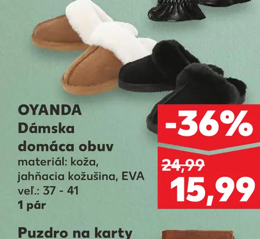 Oyanda Dámske domáca obuv