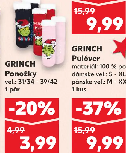 Grinch Ponožky