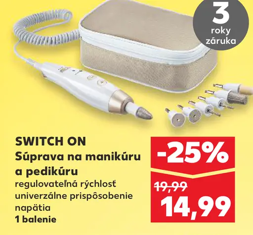 Switch On Súprava na manikúru a pedikúru