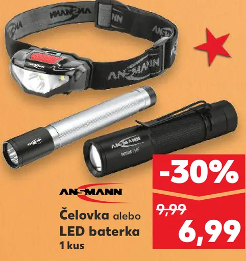 Ansmann LED baterka alebo čelovka
