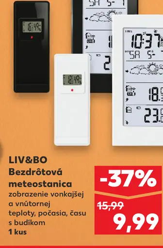 LIV&BO Bezdrôtová meteostanica