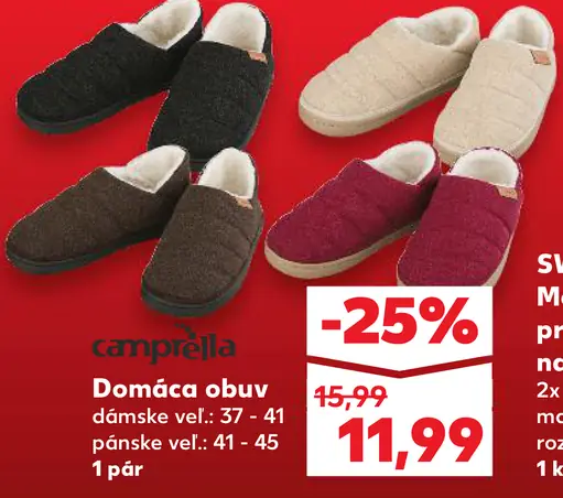 Camprella Domáca obuv