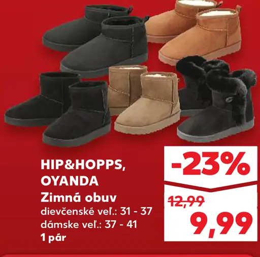 Hip&Hops, Oyanda Zimná obuv