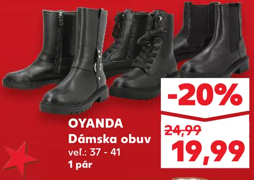OYANDA Dámska obuv