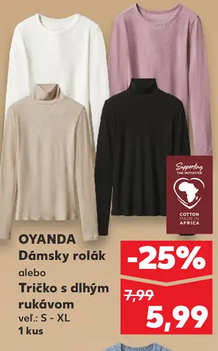 Oyanda Dámsky rolák