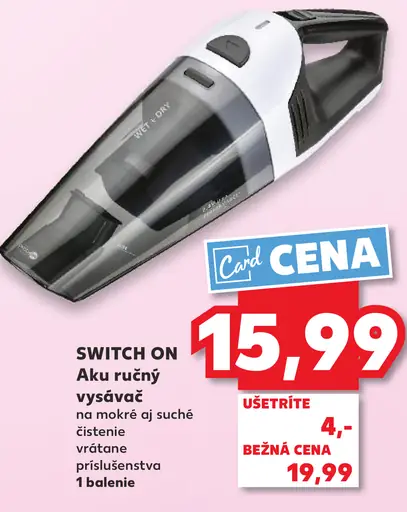 Switch On Aku ručný vysávač