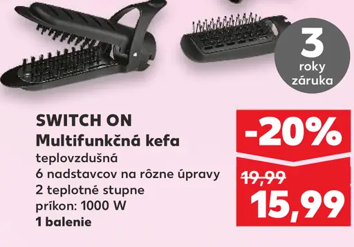 Switch On multifunkčná kefa