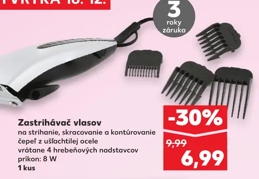 Zastrihávač vlasov