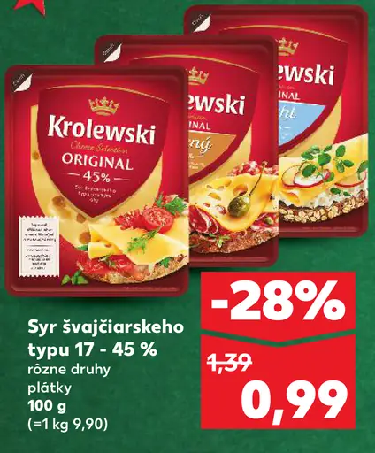 Krolewski Syr švajčiarskeho typu