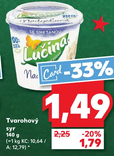 LUČINA Tvarohový syr