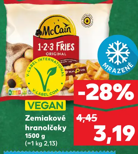 McCain Zemiakové hranolčeky