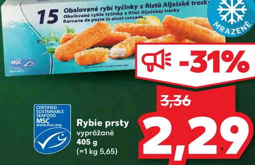 Obalované rybie prsty