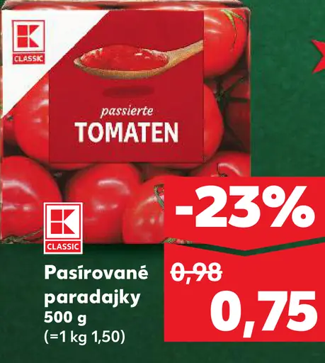 K-Classic Pasírované paradajky