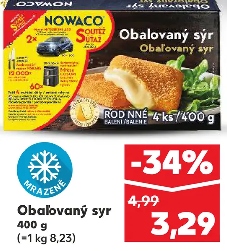 Nowaco Obalovaný syr