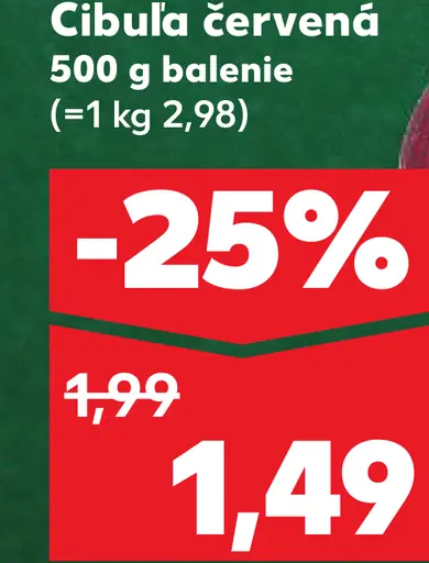 Bio Cibuľa červená